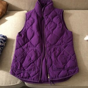 J. Crew Purple Vest